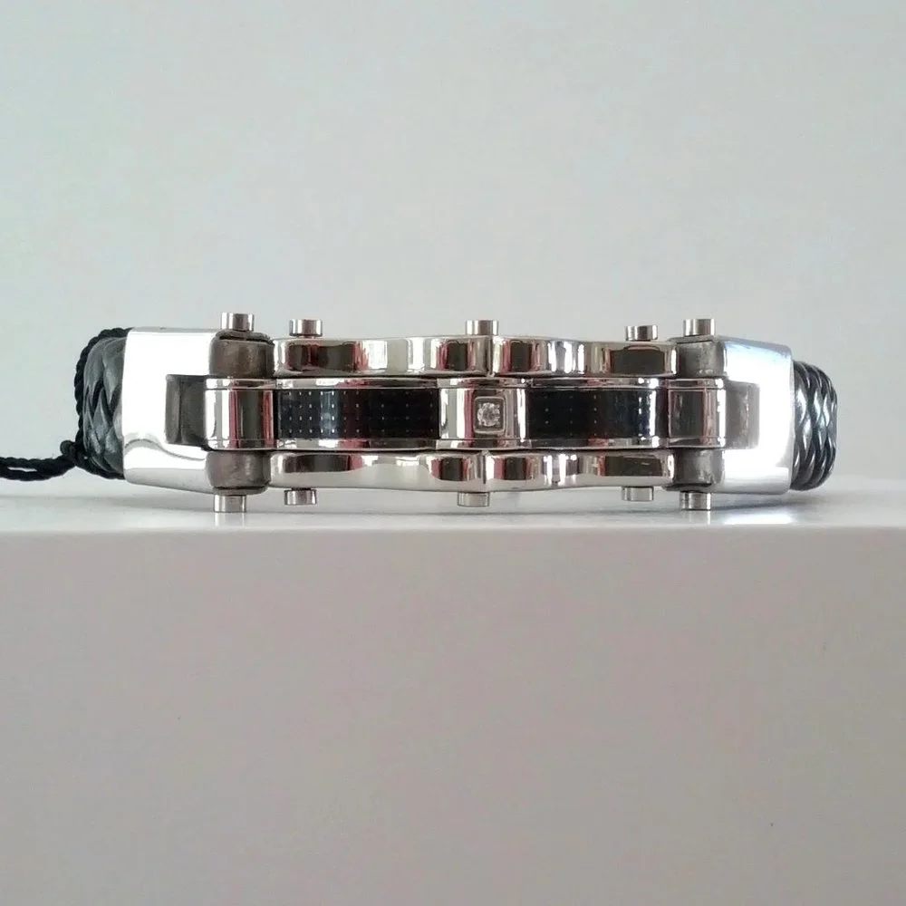 STEELTIME Bicycle Chain Accent Bracelet